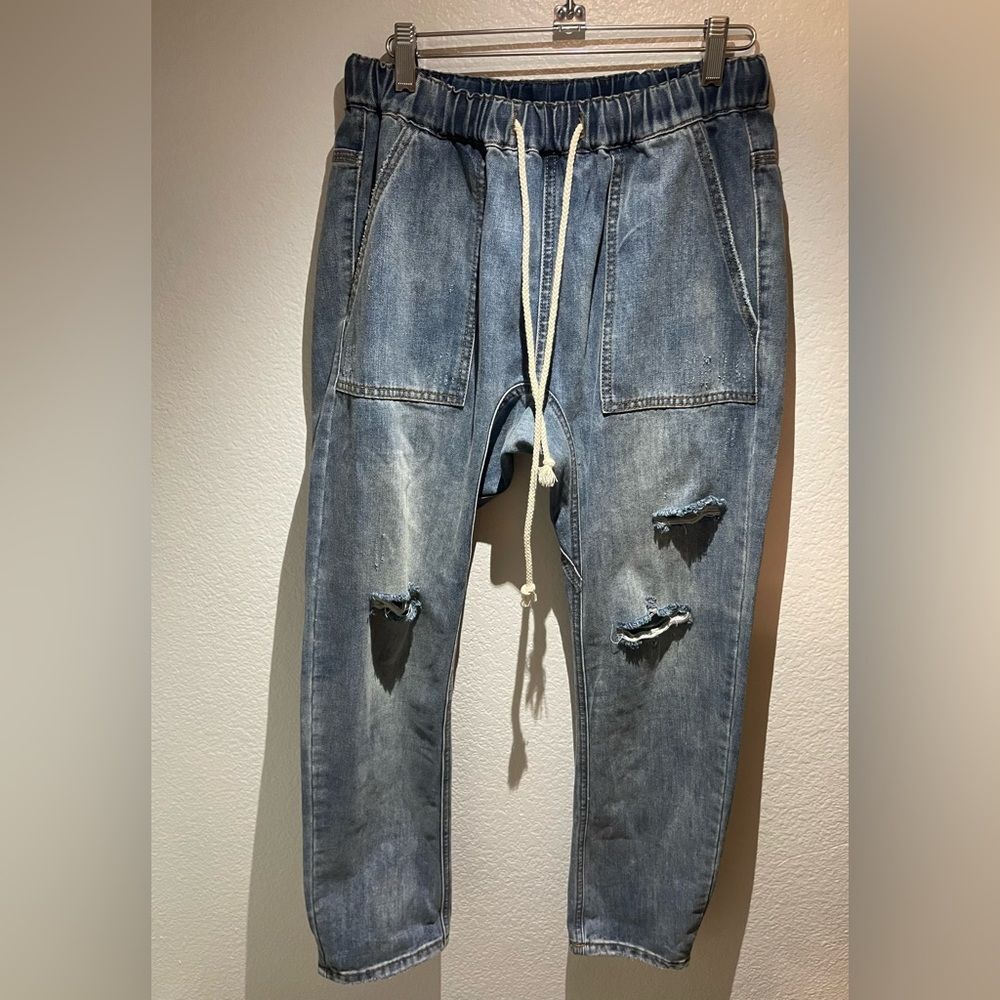 Talulah High Rise Boyfriend Fit Jeans Size Small Distress